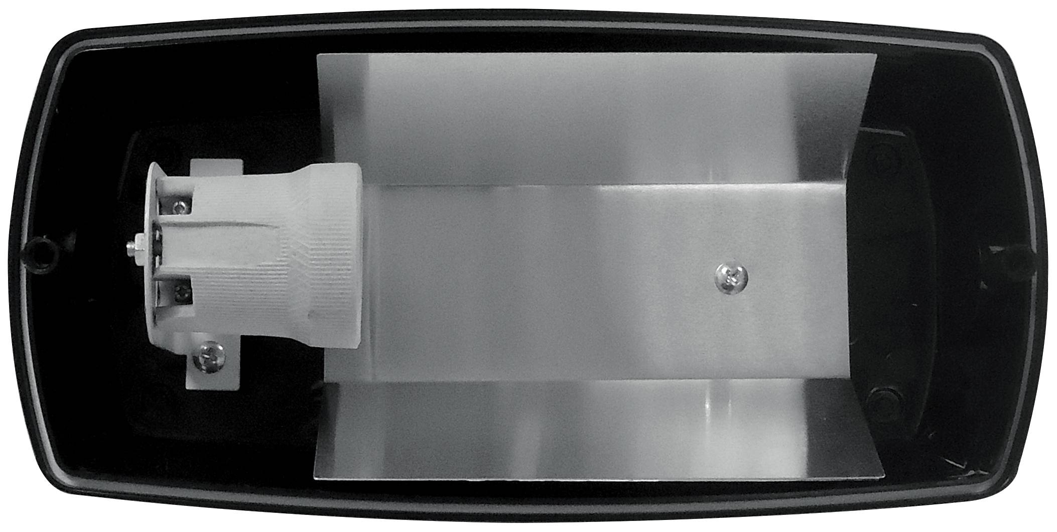 Eterna BH100E27 Wall / Ceiling Mounted Black IP65 Rectangular Bulkhead ...