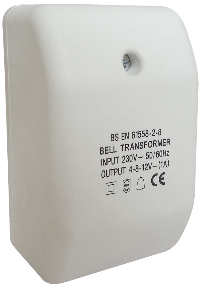 Eterna BT4812 Multi Voltage Bell/Chime 4v, 8v And 12v Transformer 1a Rated