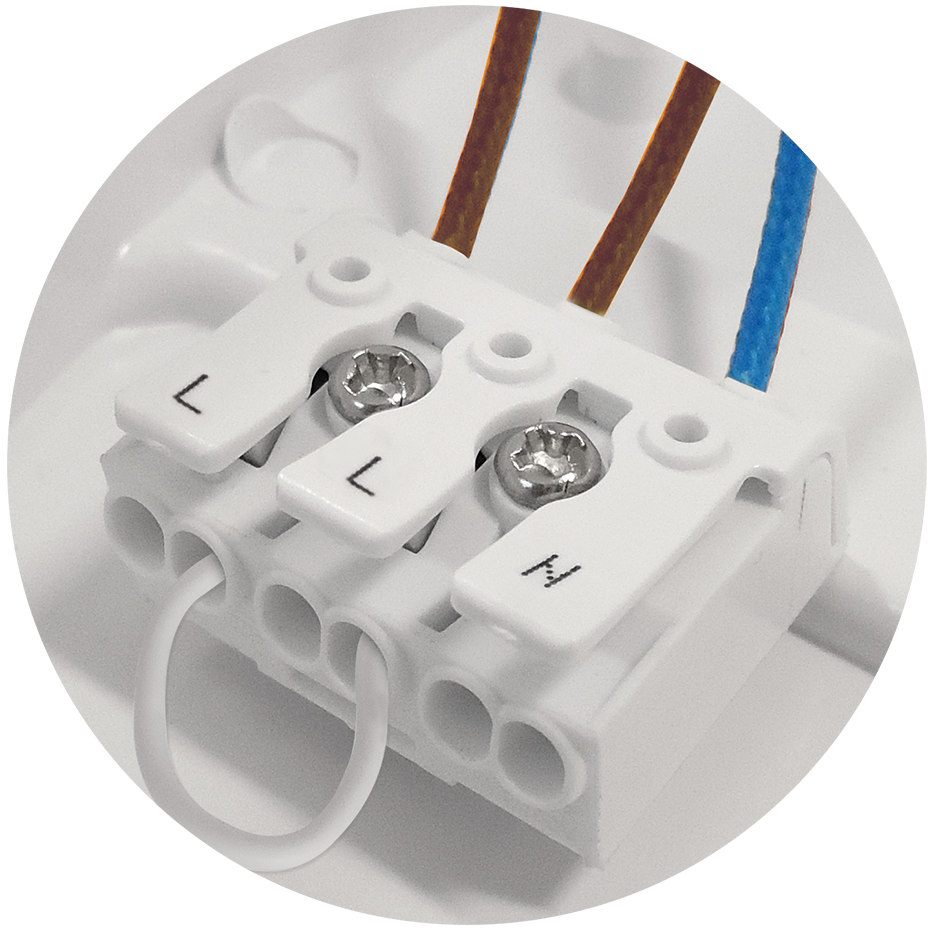 Eterna SDCSLEDCR Carina Chrome Bulkhead 17W CCT IP65 With Step Dim Sensor