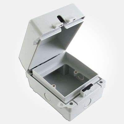 Eterna SSBE 1 Gang IP65 Outdoor Empty Accessory Box