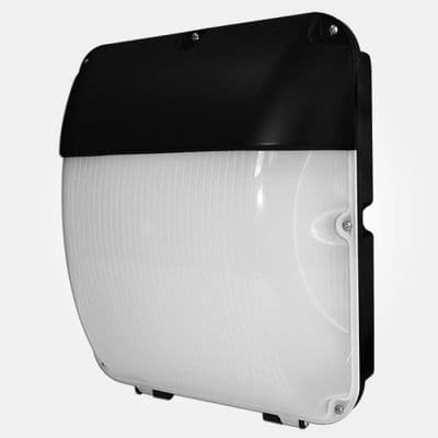 Eterna WPACKLED Wall Pack Black With Opal 30W 2000lm LED 4200K IP65