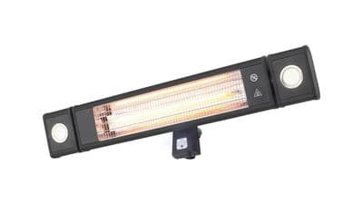 Forum lighting ZR-32299-BLK Blaze Wall Mounted Patio Heater With Led Lights