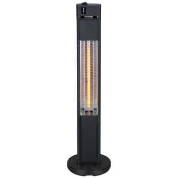 Forum Lighting ZR32300BLK Blaze Floor Standing Patio Heater,