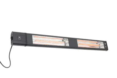 Forum Lighting ZR32301BLK Glow Wall Mounted Patio Heater With Remote Control