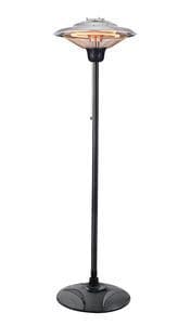 Forum Lighting ZR38155SIL Coral Floor Standing Patio Heater