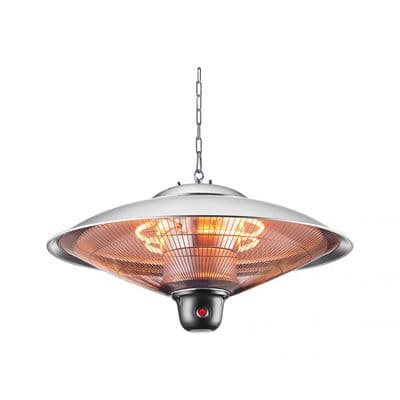Forum Lighting ZR38532SIL Marl 2kW Pendant Patio Heater (Silver)