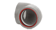 Greenwood GD924I Round PVC Ducting Insulated GD9 ø160mm With 90 Degree Bend