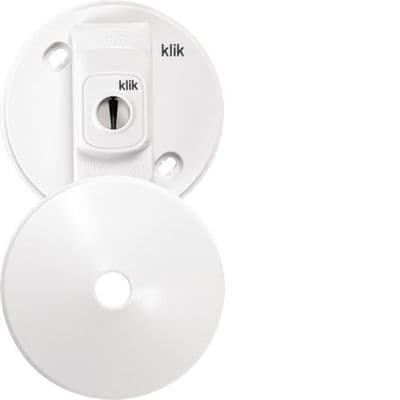 Hager Klik PCR2000 6A 3-Pin Ceiling Rose