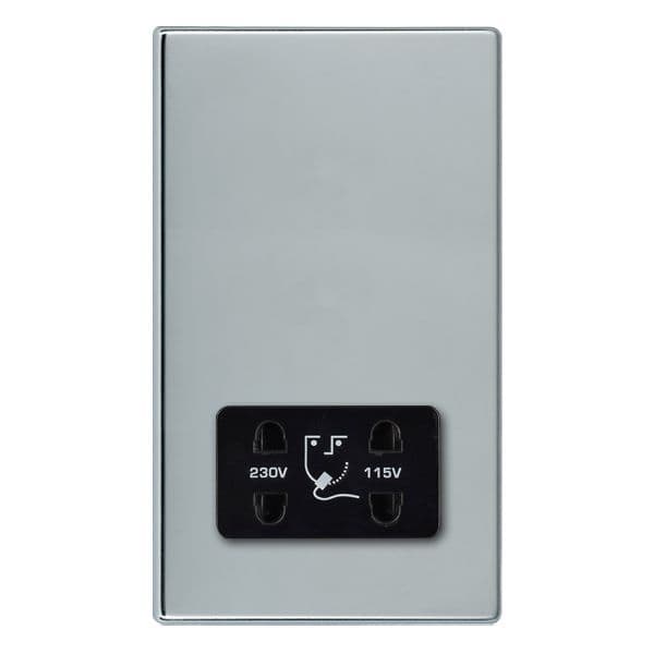 Hamilton 77CSHSB Hartland CFX Bright Chrome Shaver Dual Volt Socket ...