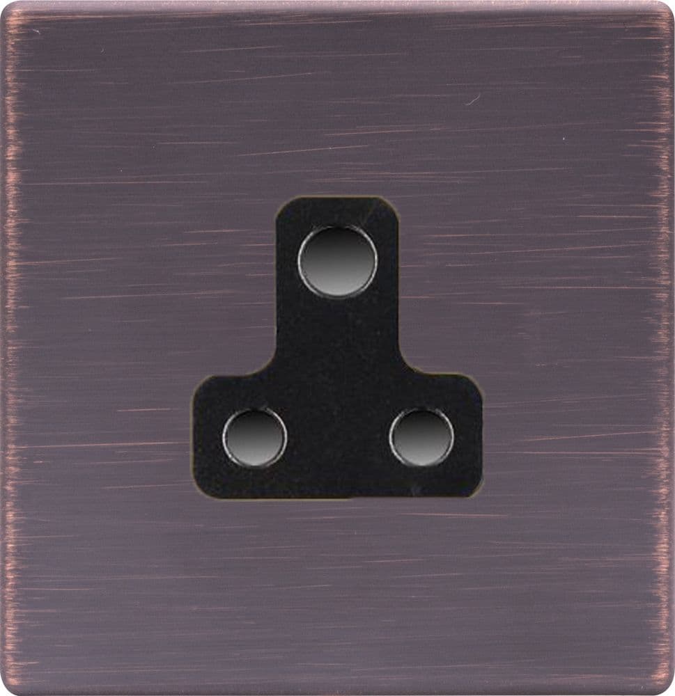 Hamilton 7G2EBUS5B Hartland G2 Etrium Bronze 1G 5A Unswitched Socket ...
