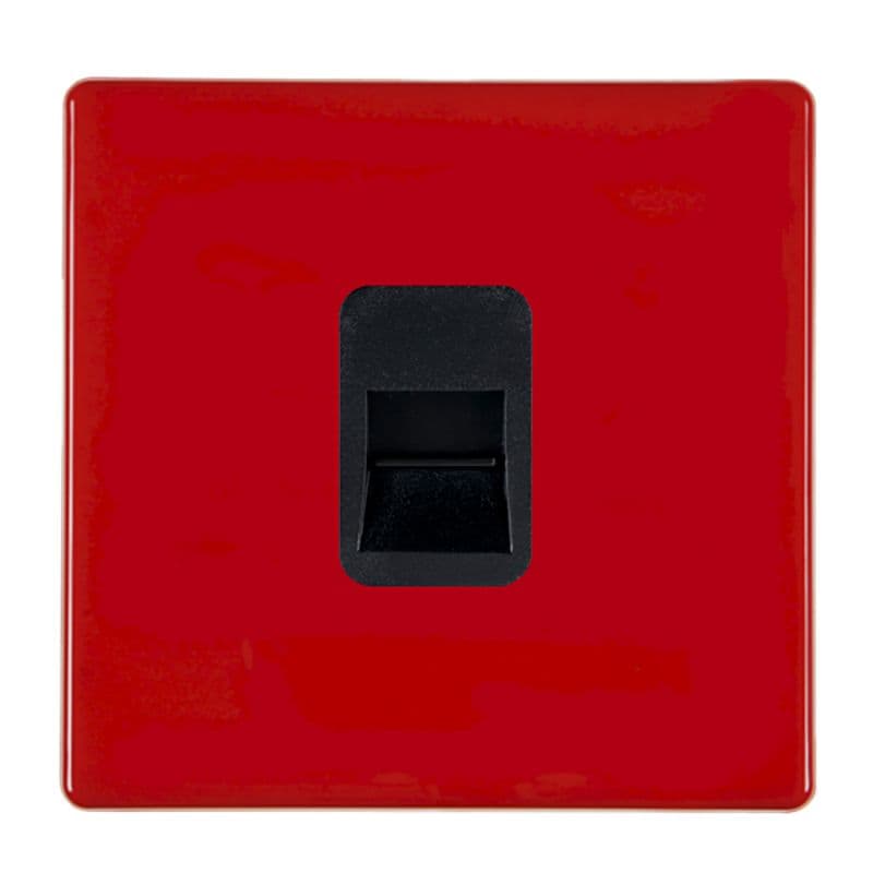 Hamilton 7RCTCMB Hartland CFX Colour Red 1G Telephone Master With Black ...