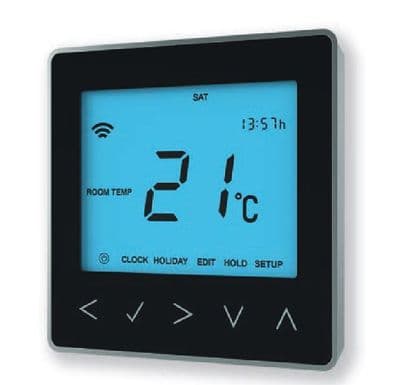 Heat Mat NEO-16A-BLCK Smart 16A WiFi Compatible Thermostat/Timer