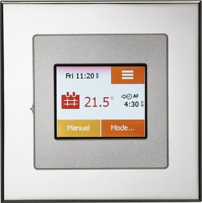 Heat Mat TOU-SIL-CHRM NGTouch Chrome With Silver 16A Touchscreen Thermostat & Timer