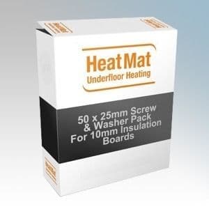 Heat Mat TTB-111-1000 25mm Screws and Washers for TTB x 50 Screws