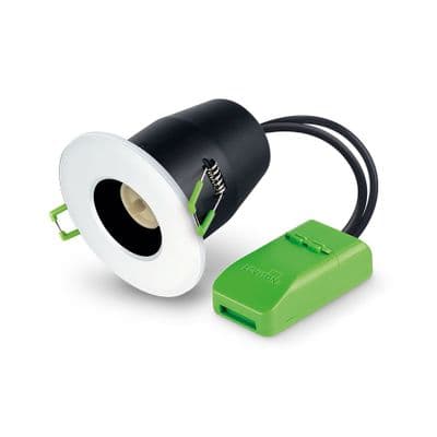 JCC JC010010/WH Fireguard GU10 Unlamped Downlight IP20 White Box of 20