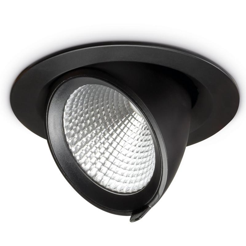 JCC JC47441BLK 20W LED Circular scoop light 36 Degree beam angle 4000K ...