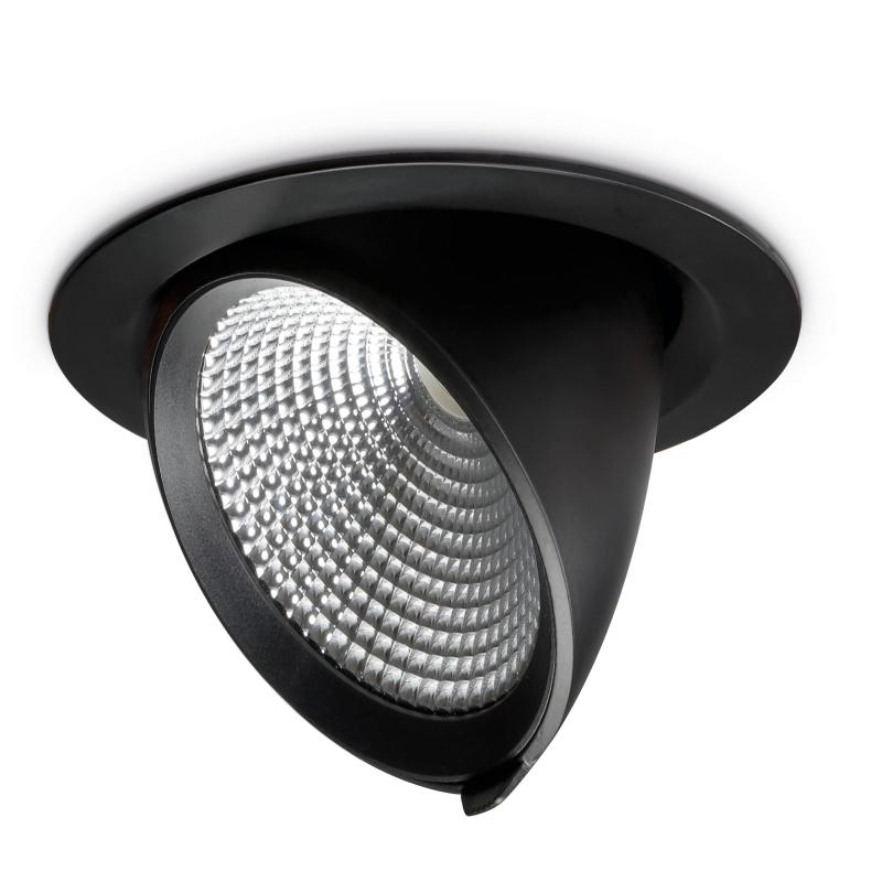 JCC JC47442BLK 35W LED Circular scoop light 45 Degree beam angle 4000K ...