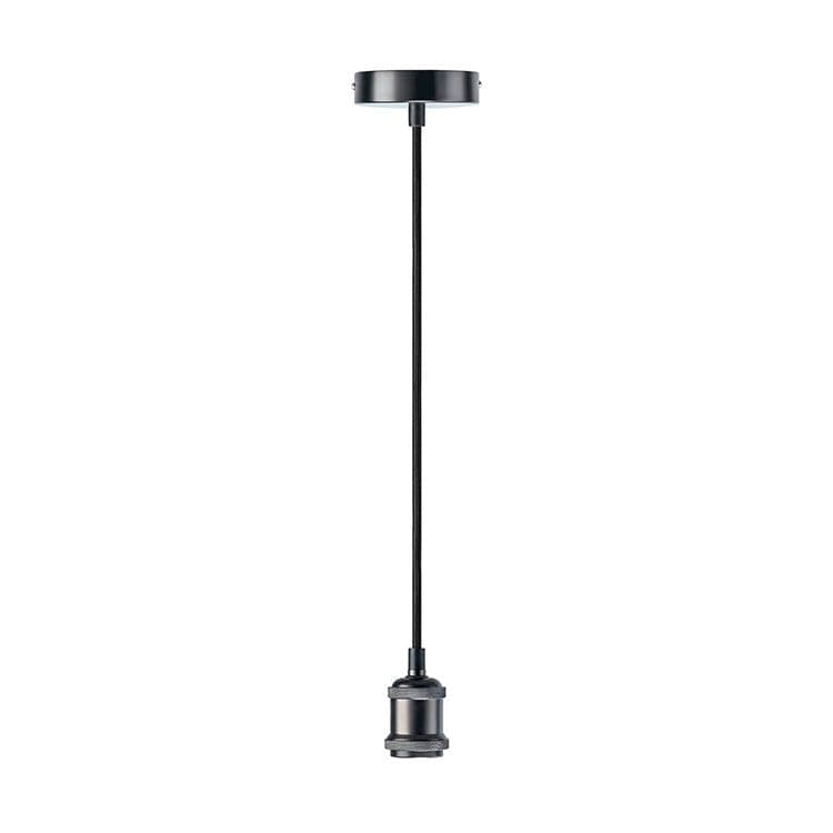 JCC Lighting JC84221BLK E27 Classic Hanging Pendant Black