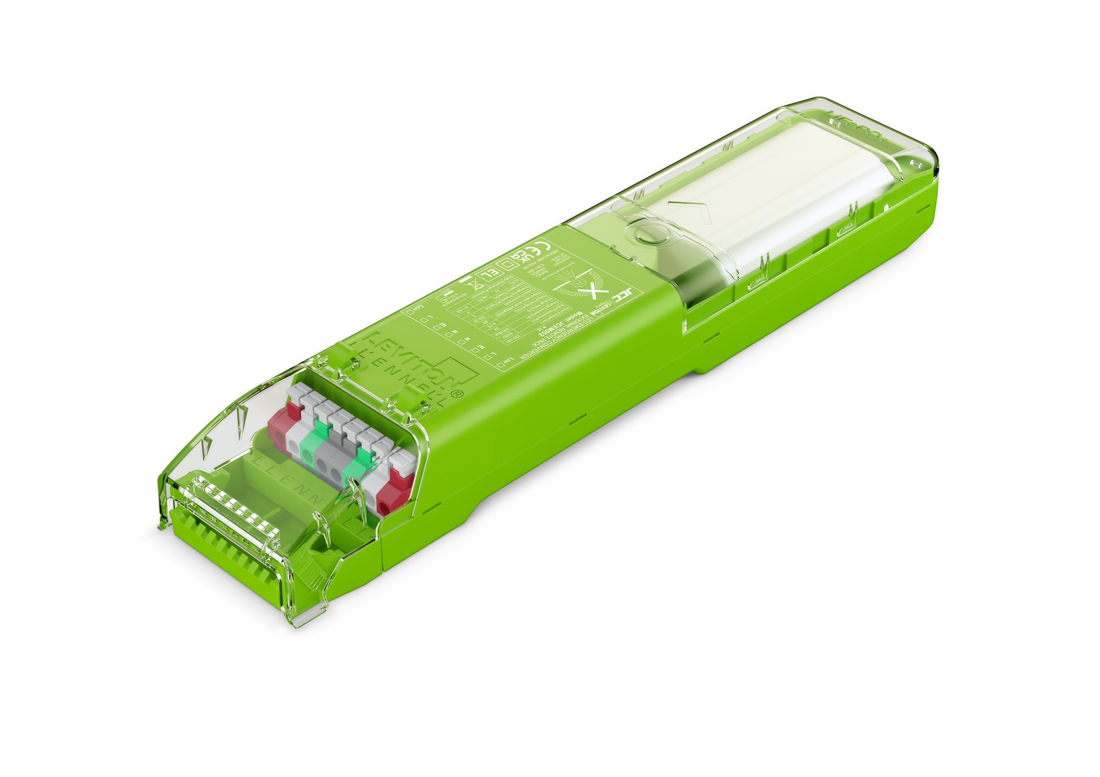 JCC JCEM002ST External Emergency Remote Pack Self-test 2W IP20 LifePo4 ...