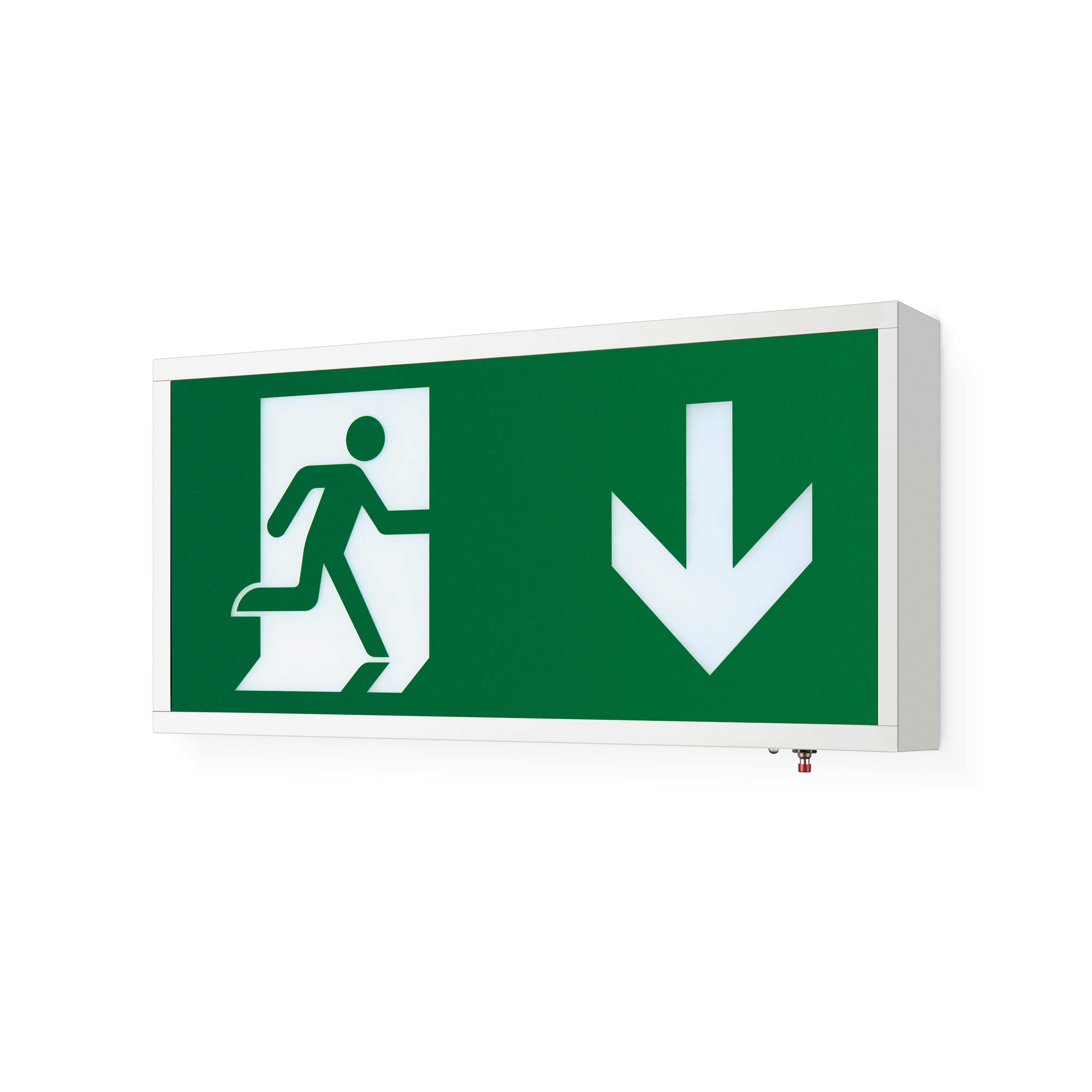 JCC JCEM110018WH EscapeLUX Emergency Metal exit box 1W 6000k IP20 White ...