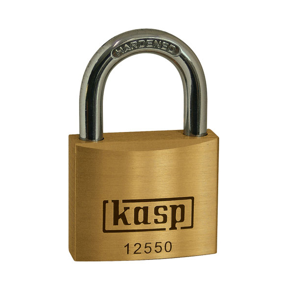 KASP K12550MK 125 Premium Brass Padlock 50mm Master Keyed