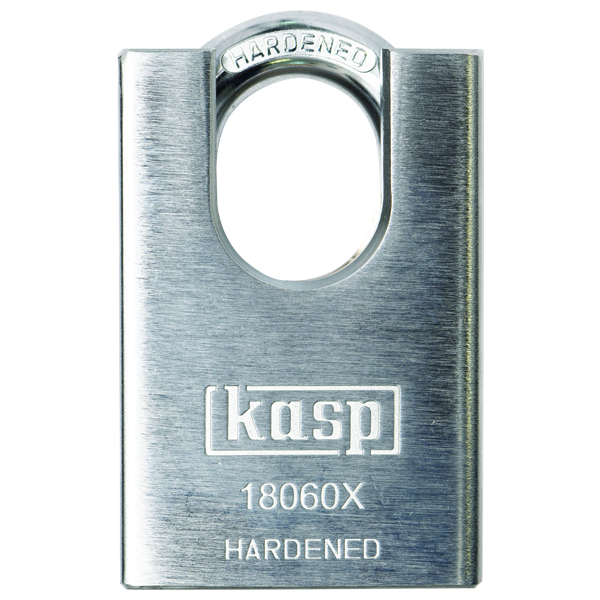 KASP K18060XMK 180 Hardened Steel Padlock Closed Master Keyed
