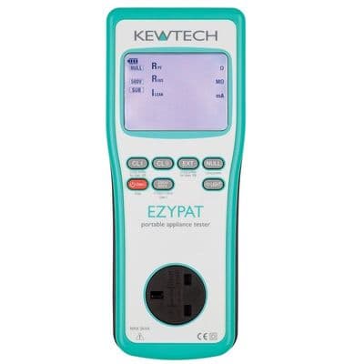 Kewtech EZYPAT Battery Operated PAT tester