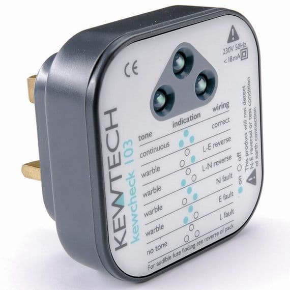 Kewtech Kewcheck 103 Mains Tester