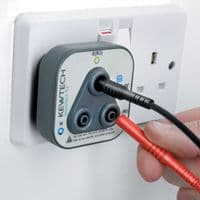 Kewtech Kewcheck R2 Mains Tester Adaptor 4mm