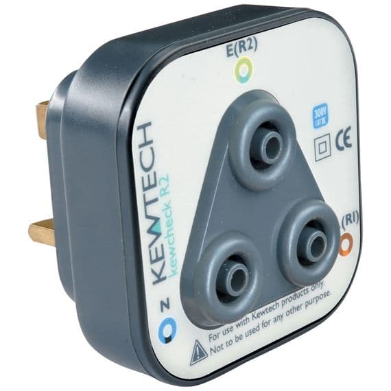 Kewtech Kewcheck R2 Mains Tester Adaptor 4mm