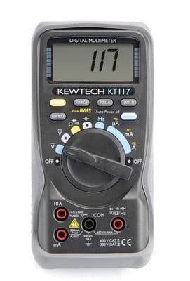 Kewtech KT117 Digital AC/DC 10A 600V Multimeter