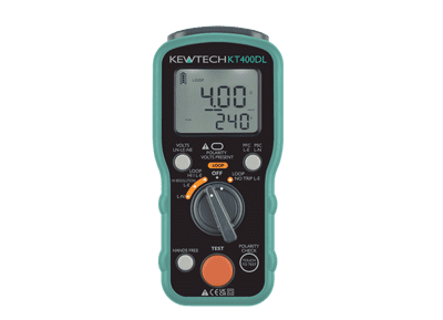 Kewtech KT400DL Digital Loop Impedance & PSC/PFC Tester