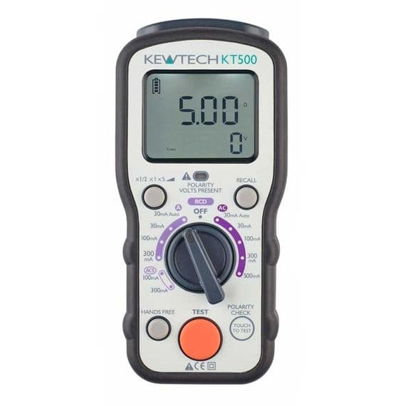 Kewtech KT500 RCD Teseter