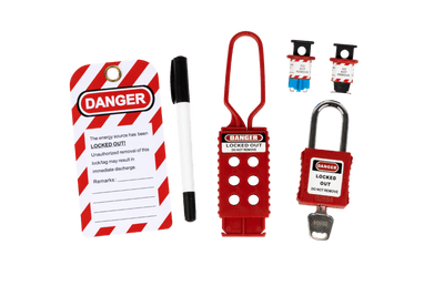 Kewtech SIACCKIT Lockout Kit Including, MCB locks Padlock Hasp Tag and Pen