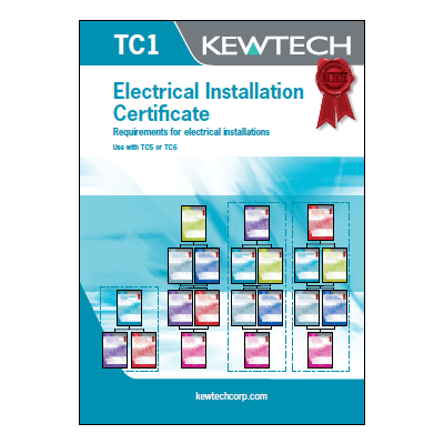 Kewtech TC1 Electrical Installation Certificate