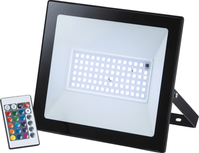 Knightsbridge FLG50RGB 230V IP65 50W RGB LED Black Die-Cast Aluminium Floodlight
