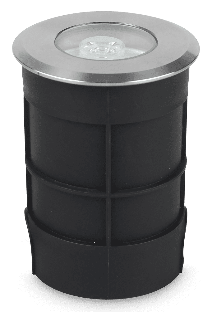 Kosnic LEV03-B50 Levens LED Round Up Light 3W 25 Degree 5000K Black