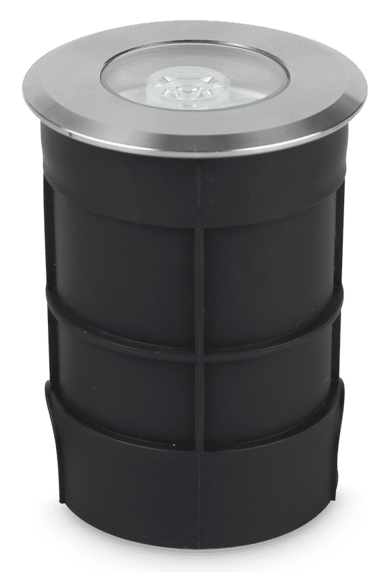 Kosnic LEV03-B50 Levens LED Round Up Light 3W 25 Degree 5000K Black