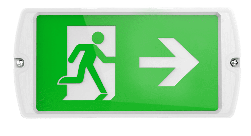 Kosnic MAN-ESR Manot Exit Sign Right