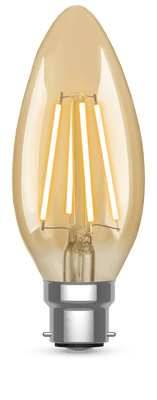 Kosnic VC4.2D-BC25 Vintage Candle 4.2W Dimmable BC (B22) 2500K