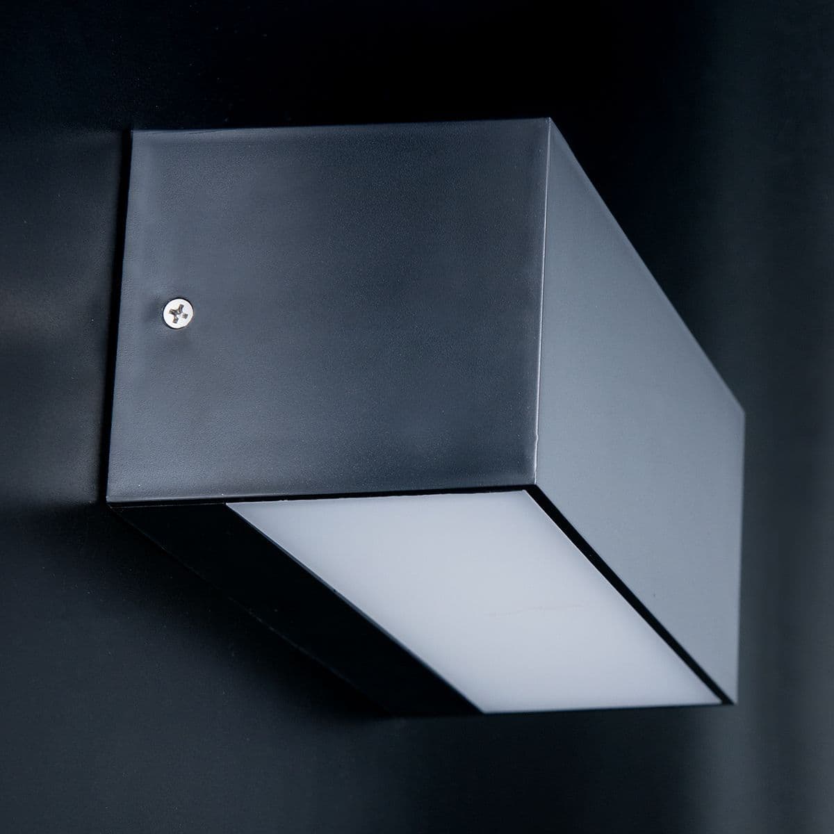 KSR Lighting KSR1537 Forli 12W 2CCT LED IP65 Wall Light Black