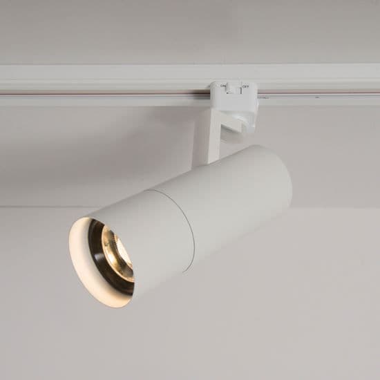 KSR Lighting KSR6561WH Escala Pro 20w 4000K LED Dimmable Track fitting ...
