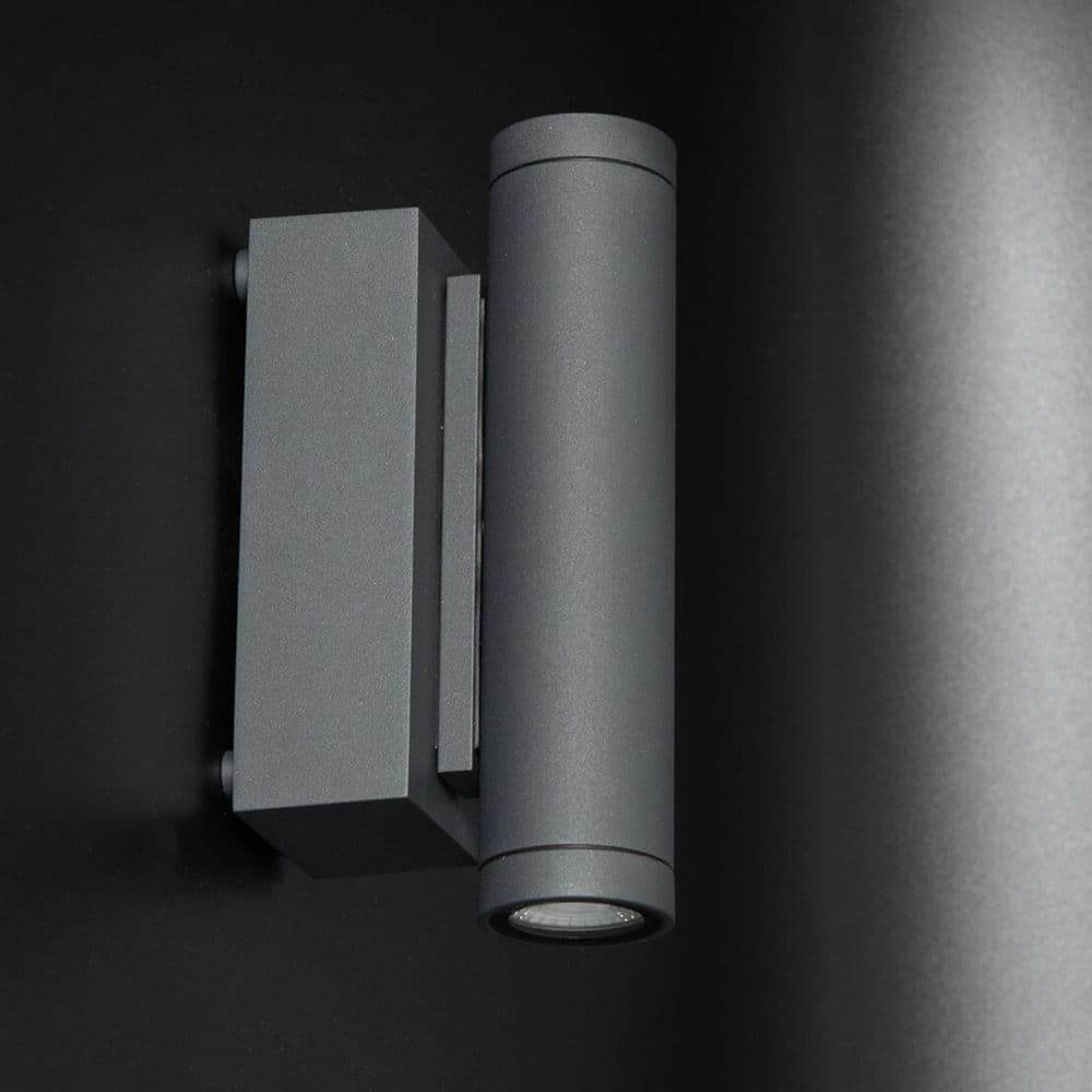 KSR Lighting KSR71120 Riviera S LED Up & Down Wall Light Anthracite