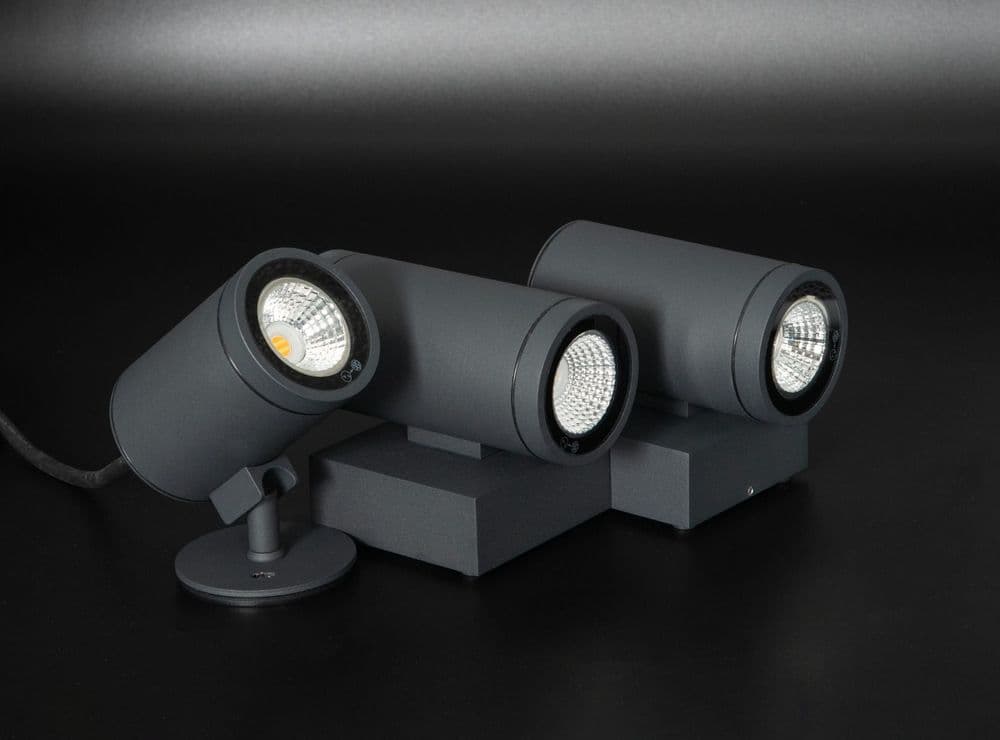 KSR Lighting KSR71132 Riviera M 2CCT LED Spot Light Anthracite