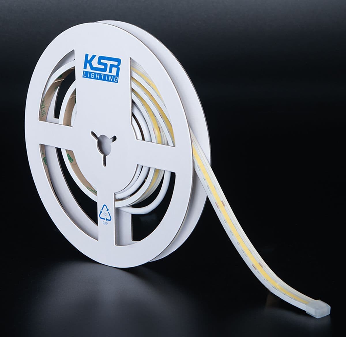 KSR Lighting KSR95133 Navara 8W 3000K IP67 COB LED 1m Strip With 1m Lead