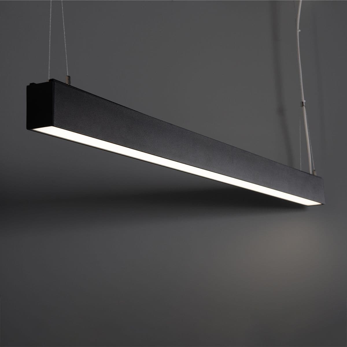 KSR Lighting KSR98254 Lalinea X5 25W/42W 3CCT LED 5ft Office Pendant ...