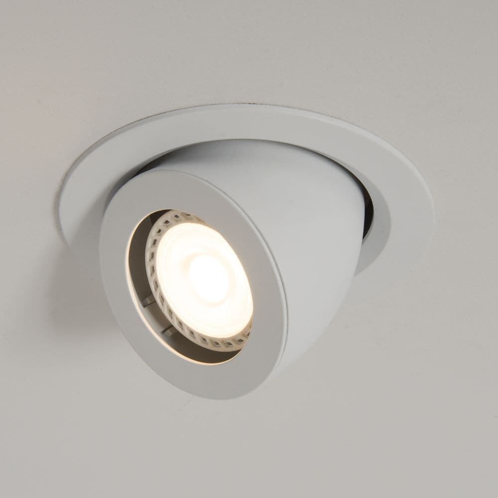KSR Lighting KSRDL166WHT GU10 Scoop Fitting White