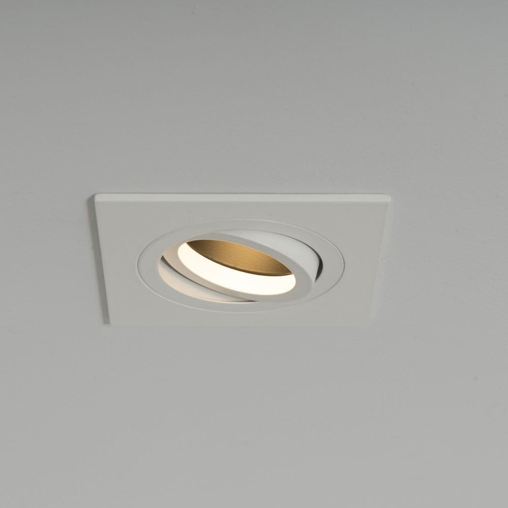 KSR Lighting KSRDL450 QR Pro Single Plate White With Black Baffle