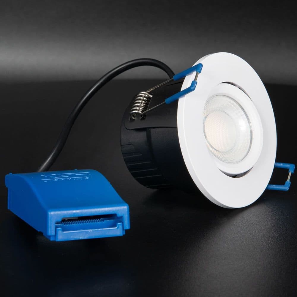 KSR Lighting KSRFRD332 Firebreak QR 5W 4CCT LED Tilt Down Light White