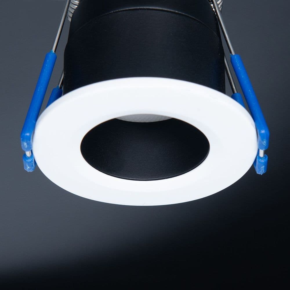 KSR Lighting KSRFRD337 Firebreak QR Mini 5W 3CCT LED Baffle Downlight White